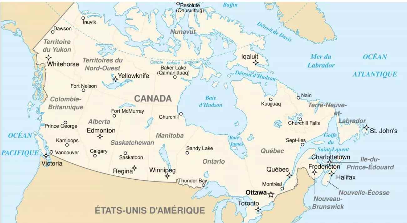 Canada Map 