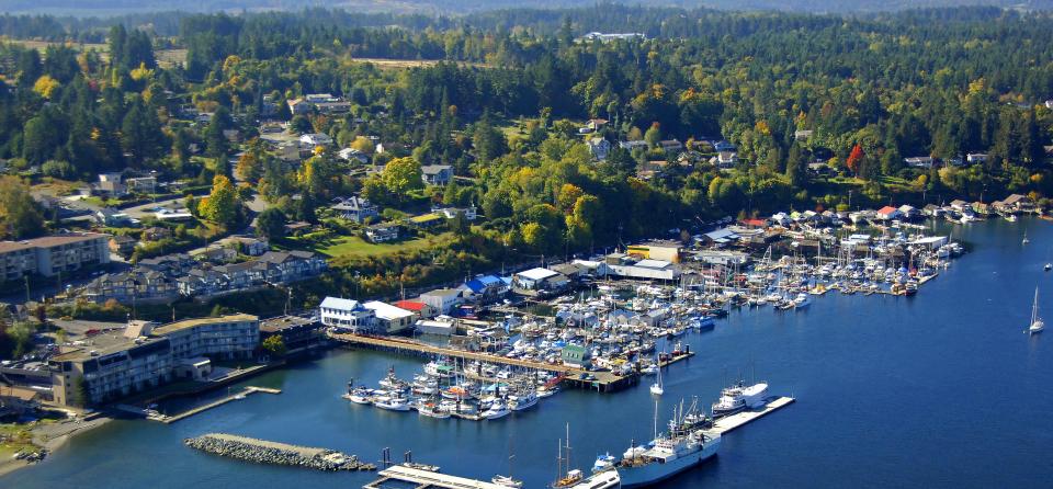 Cowichan bay  and marina