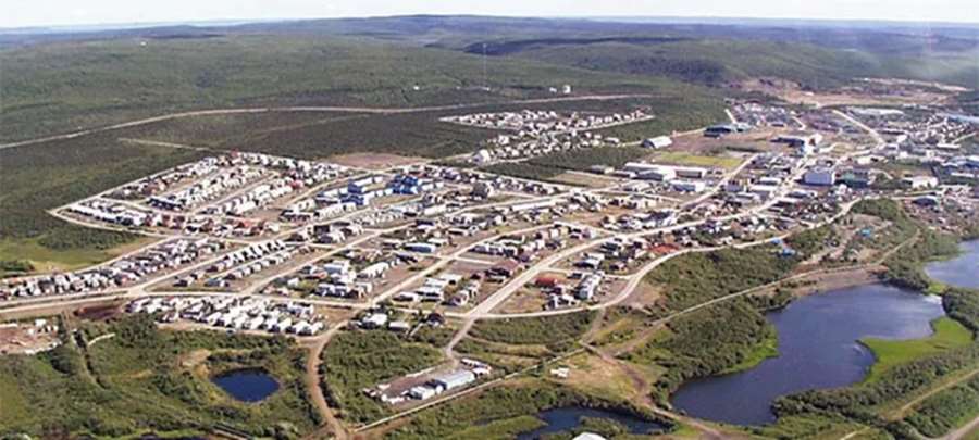 Viewing the town of Univick from above